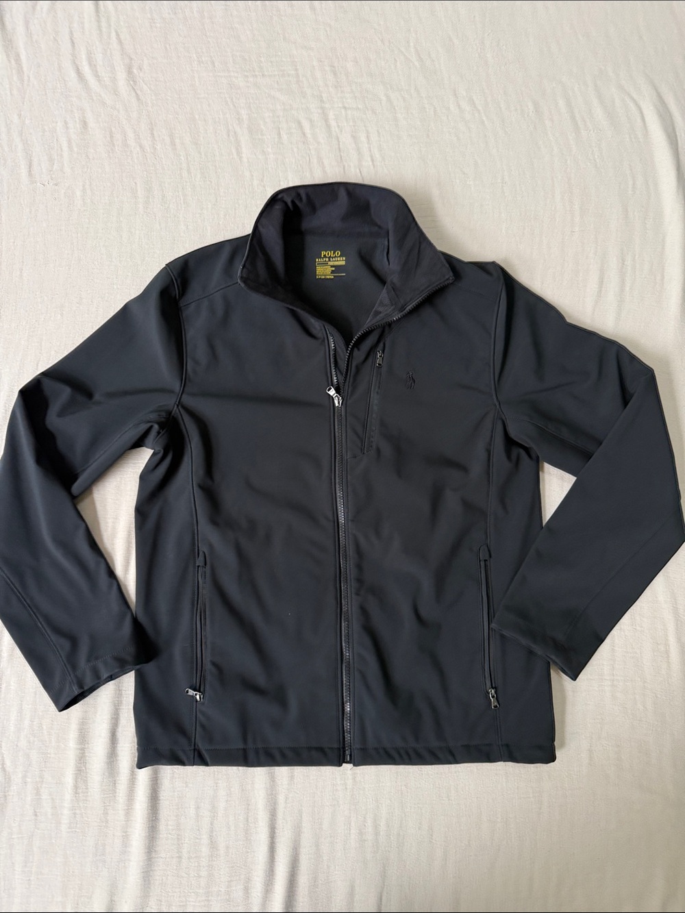 Polo Ralph Lauren Performance Black Softshell Jacket Men’s Small